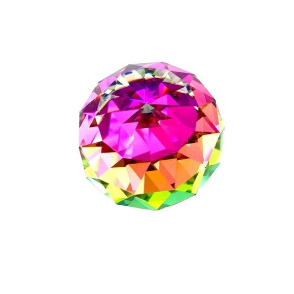 Crystal Rainbow Paperweight Vintage Gift Decor